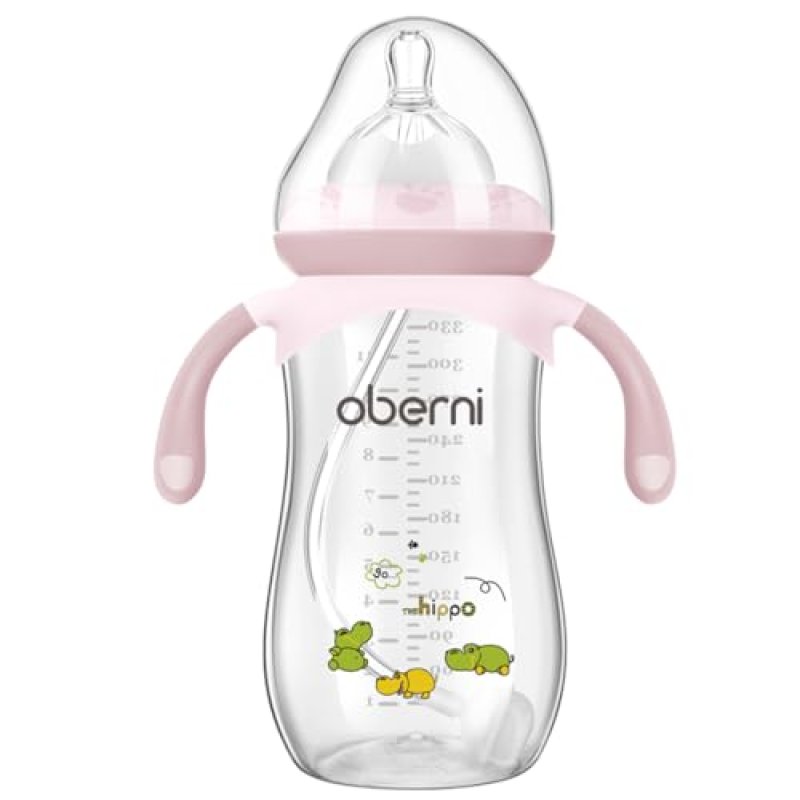 Oberni Anti-Colic Baby Bottles, 330ml / 11oz…