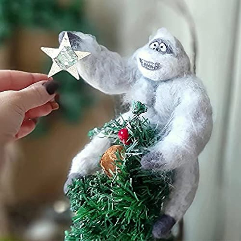 Abominable Snowman Tree Topper, Christmas Tree…