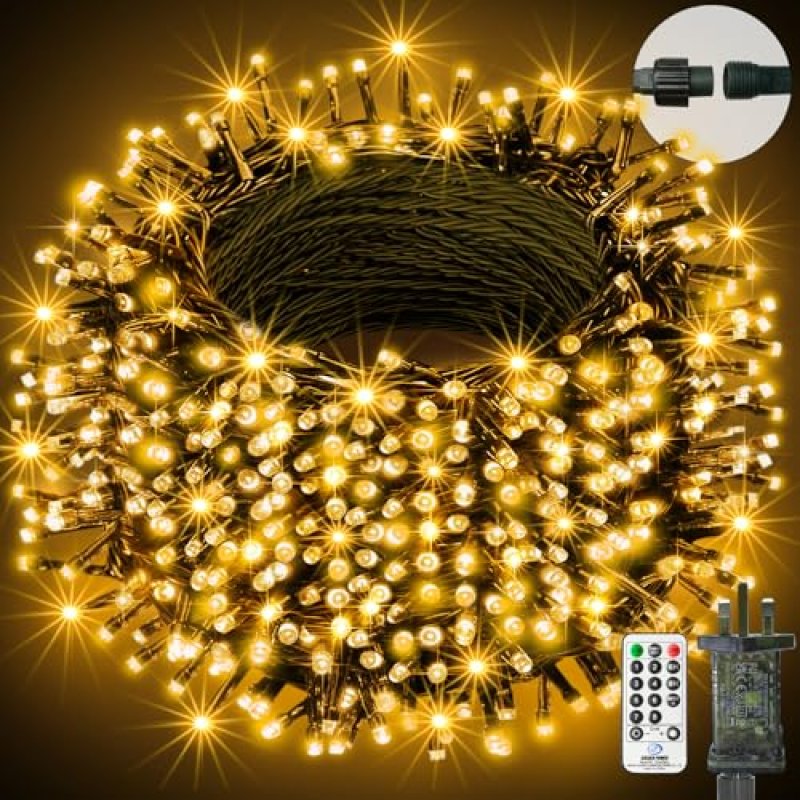 btfarm 20M 200LED Christmas Fairy Tree Lights…