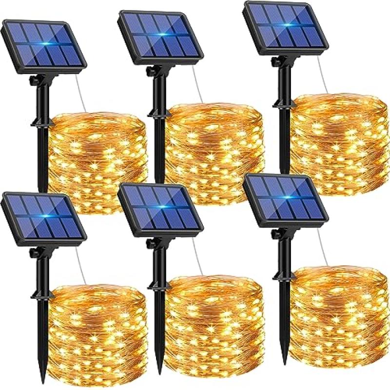 btfarm Solar String Lights Outdoor Fairy Lights