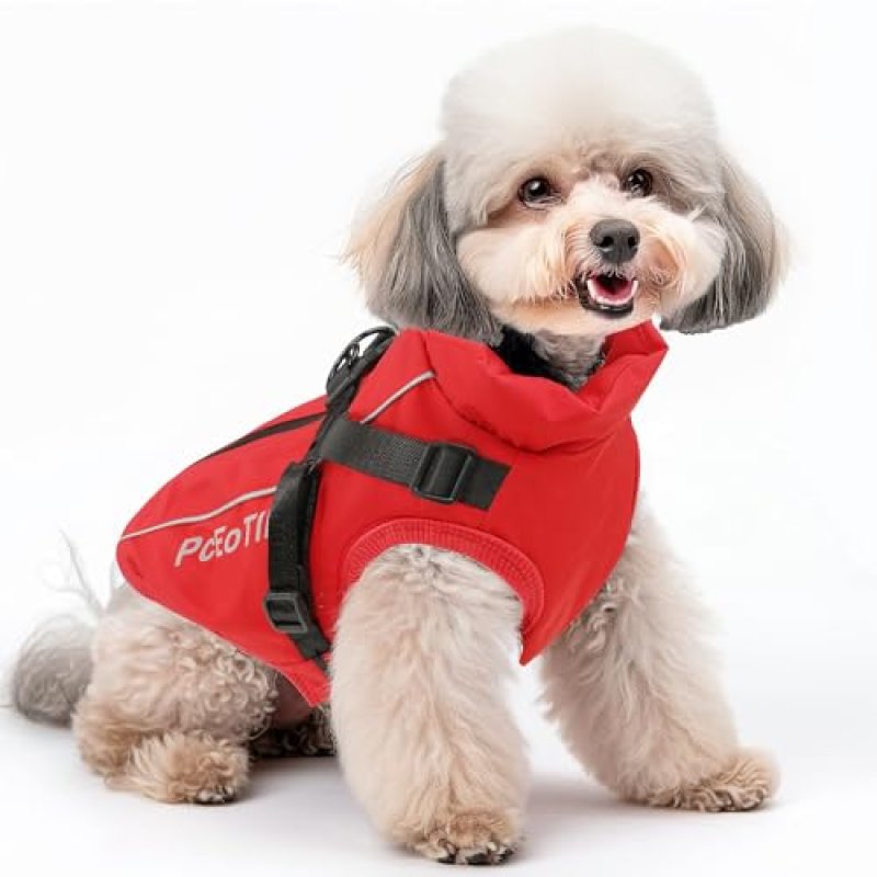 PcEoTllar Waterproof Dog Coat for Small Dogs,…