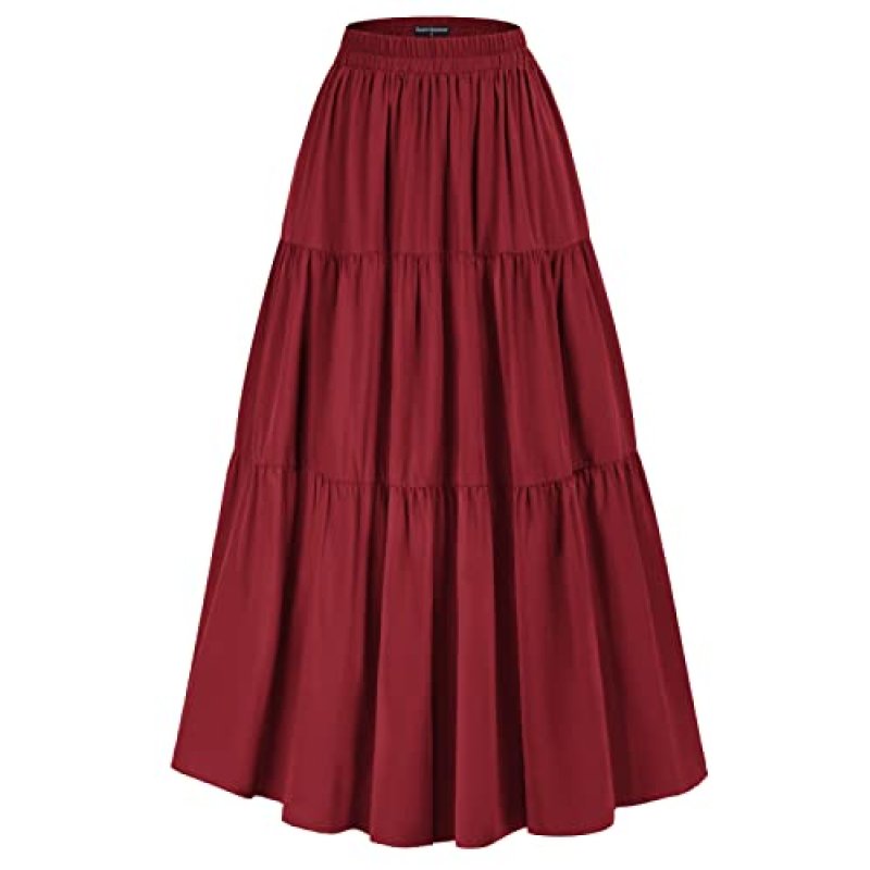 Scarlet Darkness Maxi Skirt
