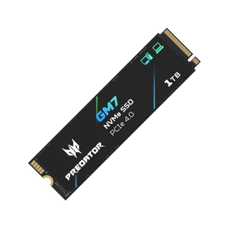 Acer Predator GM7 1TB SSD: PCIe Gen 4 NVMe 2.0