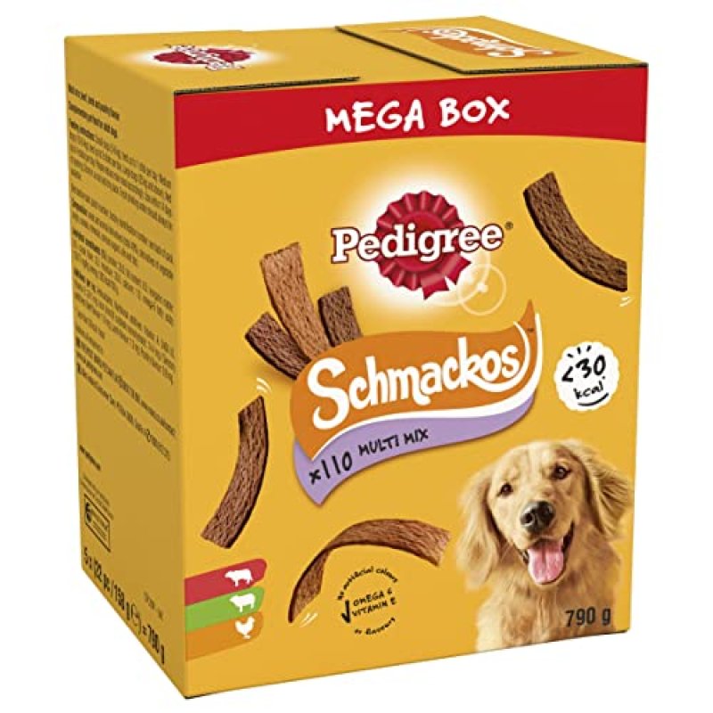 Schmackos Mega Pack - Dog treat multipack with…