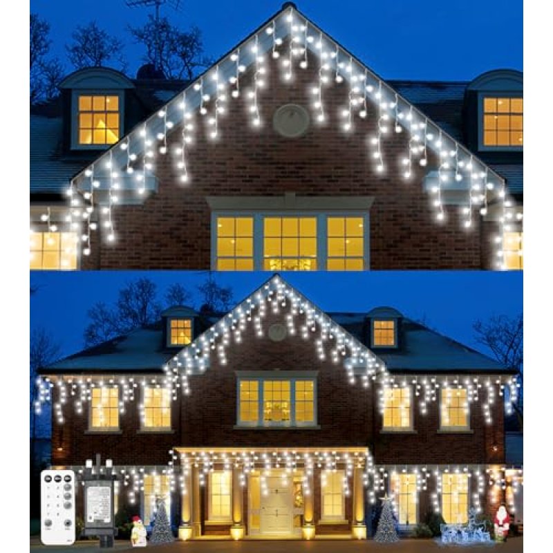 Icicle 460 LED Christmas Lights