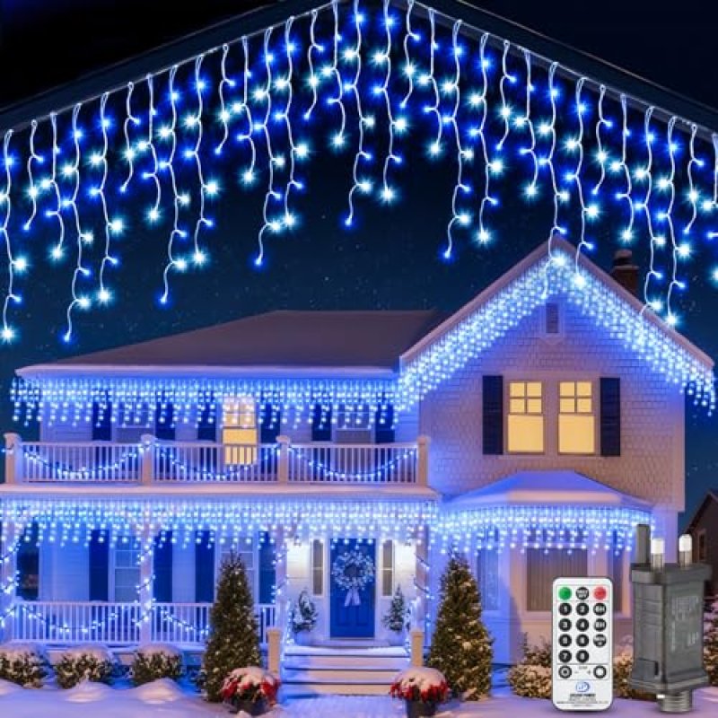 Icicle LED Christmas Lights, 10M