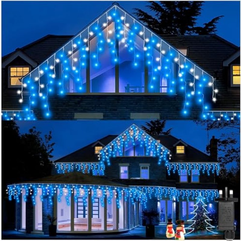 ULIGHTOWN Icicle Christmas Lights