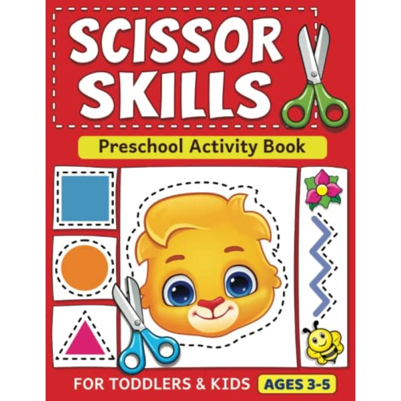 Scissor Skills Preschool Activity Book
