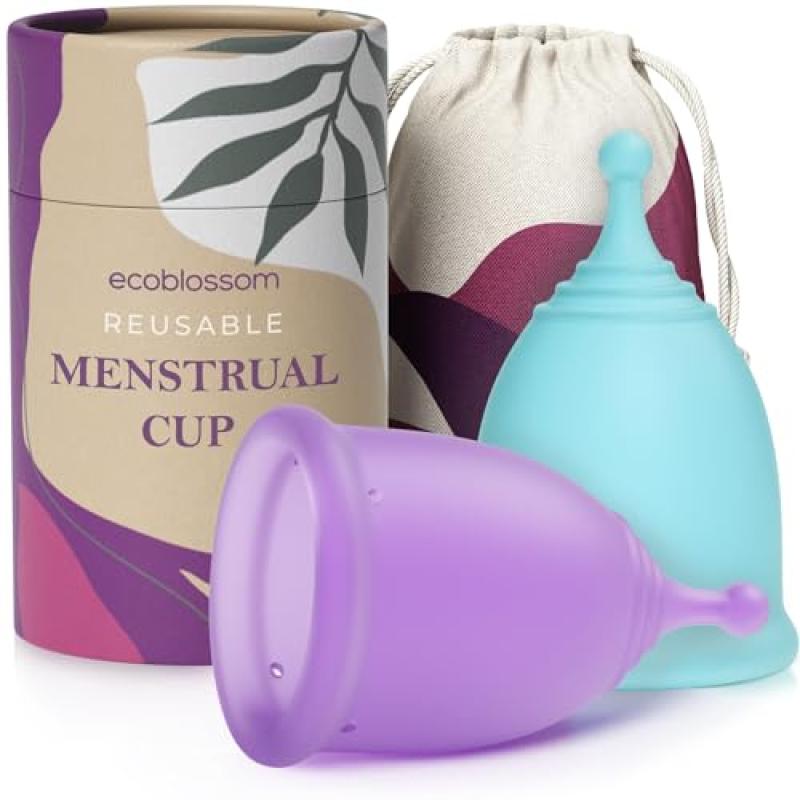 EcoBlossom Reusable Menstrual Cup - Medical Grade Silicone