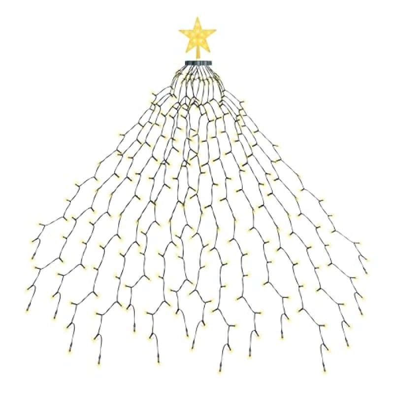 EcoNour 2m Cluster Tree Lights | 400 LED String…