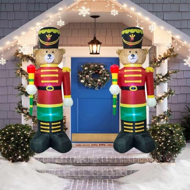 Ycolnaefllr Inflatable Nutcracker