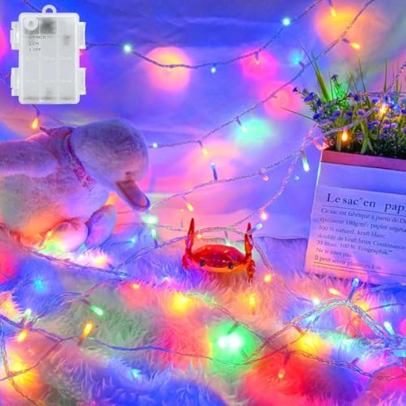 cshare Battery Fairy Lights, 5M 50 LED Fairy…