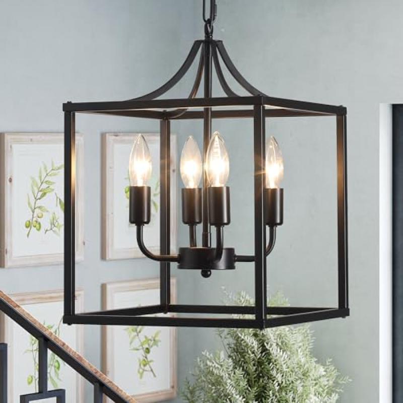 Qcyuui Industrial Chandelier Pendant Light