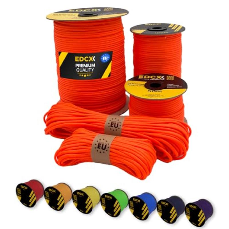 EdcX Paracord 4mm Solid Colors