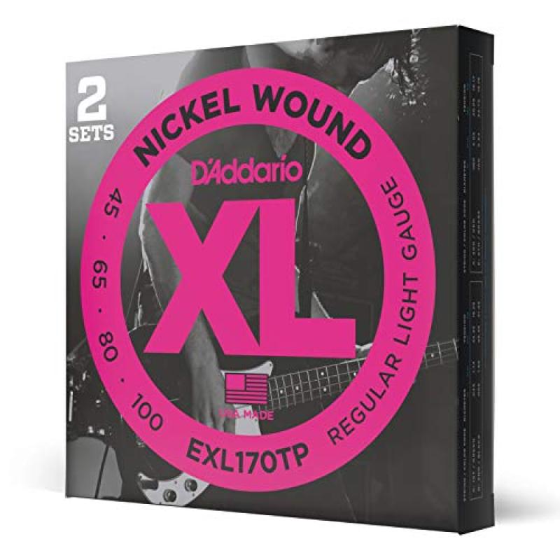 D'Addario Bass Guitar Strings XL Nickel