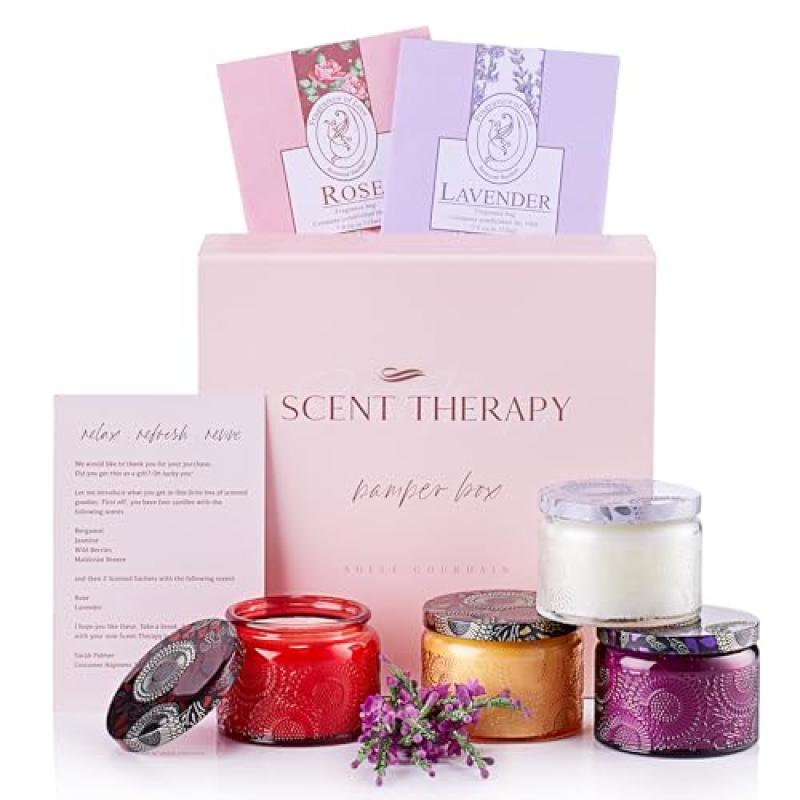 Adelegourdain Aromatherapy Candle Set