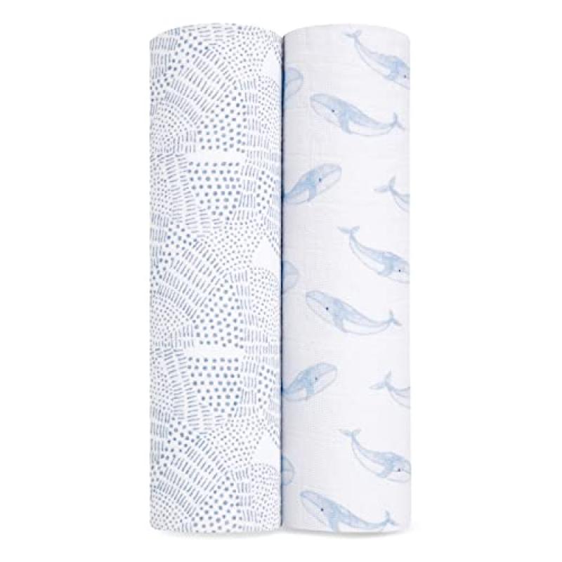 Aden + Anais Oceanic Swaddle Blanket Set