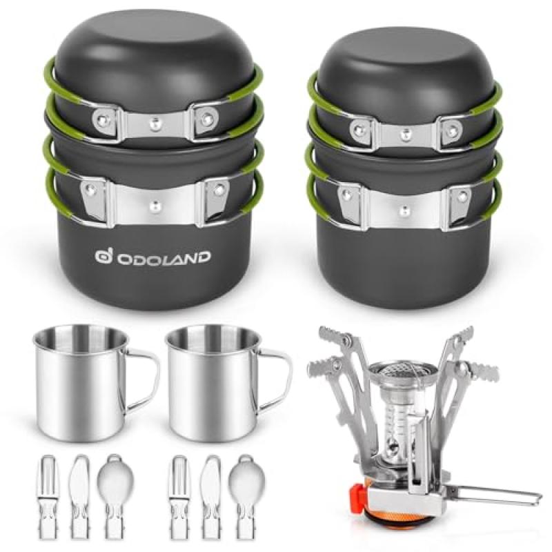 Odoland Camping Pan Set