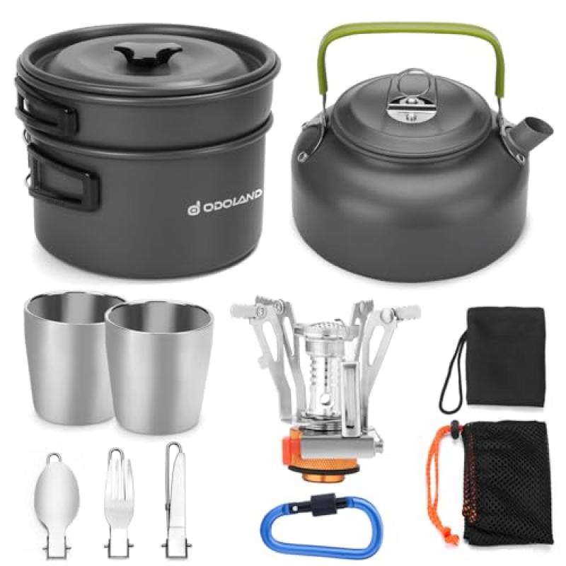 Odoland Camping Cookware Kit