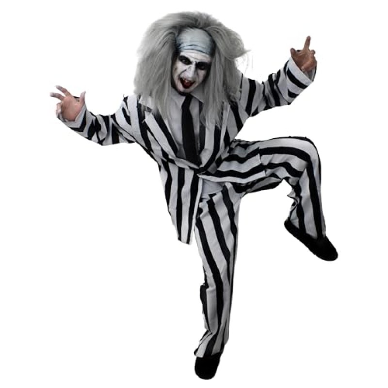 Adults Crazy Ghost Halloween Costume - XX-Large -…