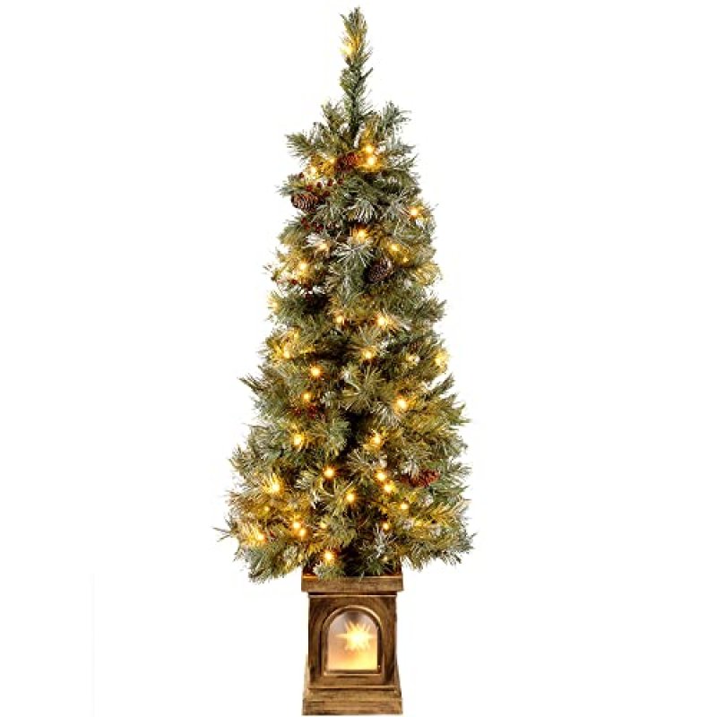 WeRChristmas Pre-Lit Blue Spruce, 4 feet