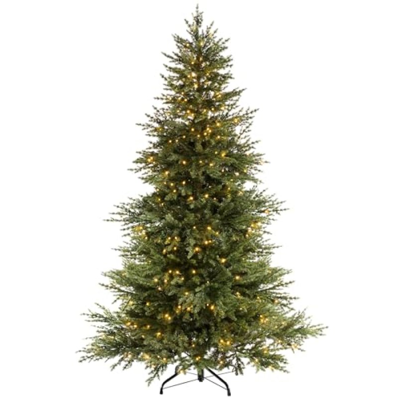 WeRChristmas Pre-lit Fir Tree, 6 ft