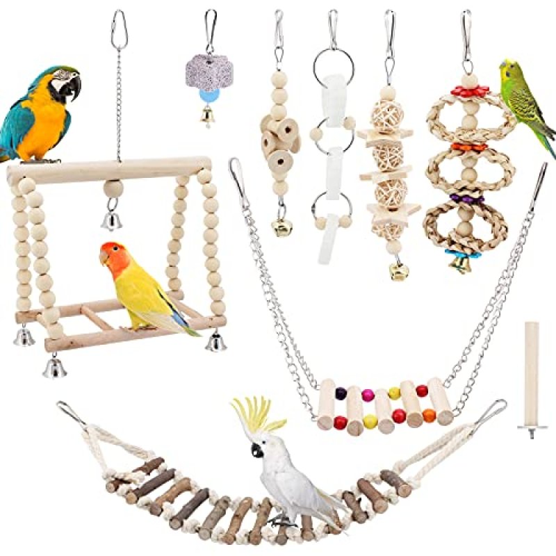 Seahelms Parrot Toy Set