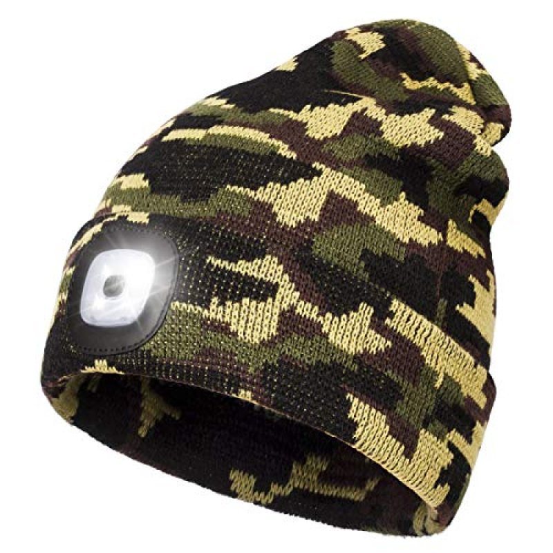 LED Beanie with Head Torch
