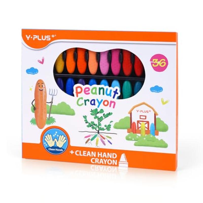 YPLUS Peanut Crayons for Toddlers