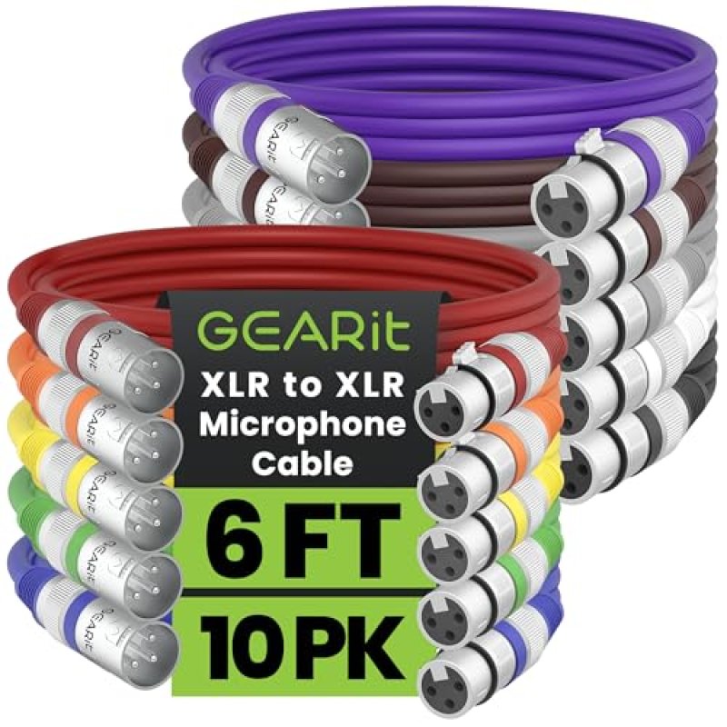 GearIT XLR Microphone Cable