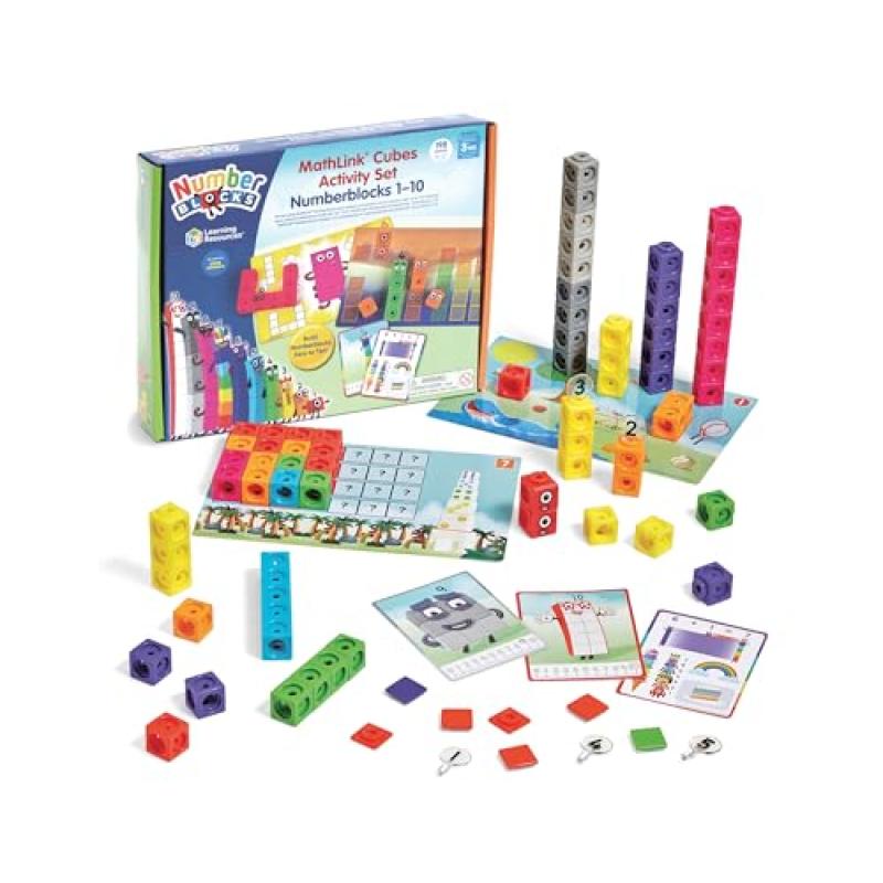 Learning Resources MathLink Cubes Activity Set