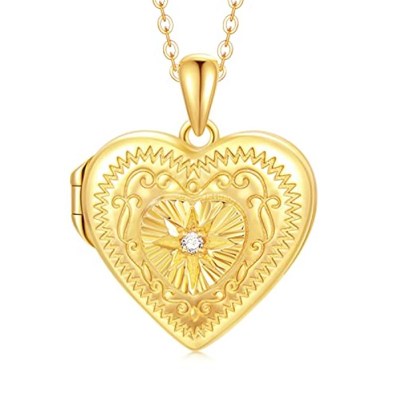 SOULMEET Heart Locket Necklace