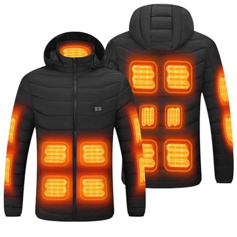 EJOY Heated Jacket for Mens & Women with USB…
