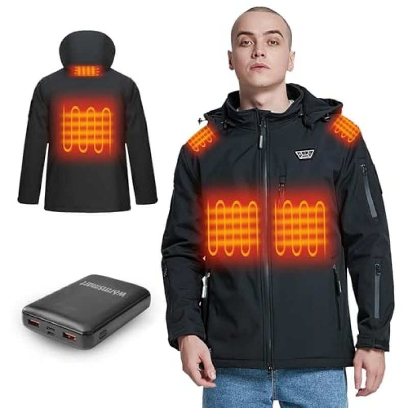 Heated jackets for men, Heated Coats with…