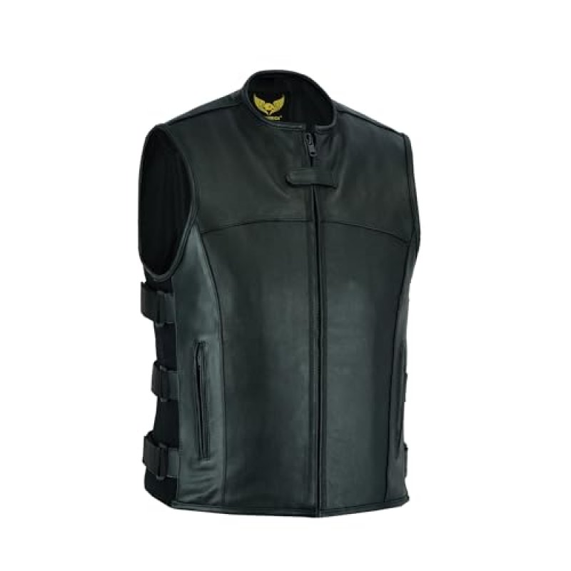 Leatherick Motorcycle Waistcoat