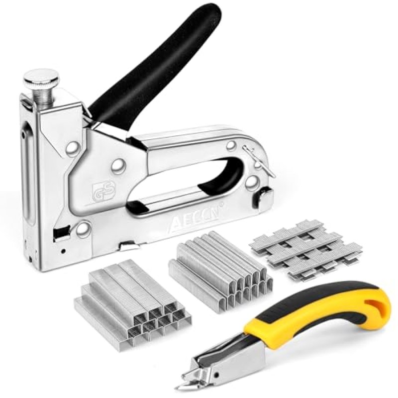 AECCN Heavy Duty Staple Gun Kit
