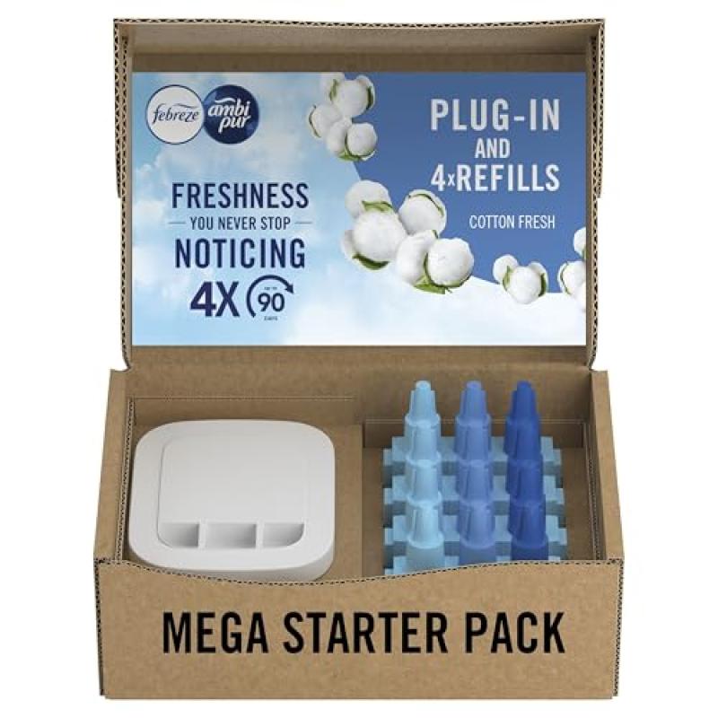 Febreze 3Volution Starter Kit with 4 Refills