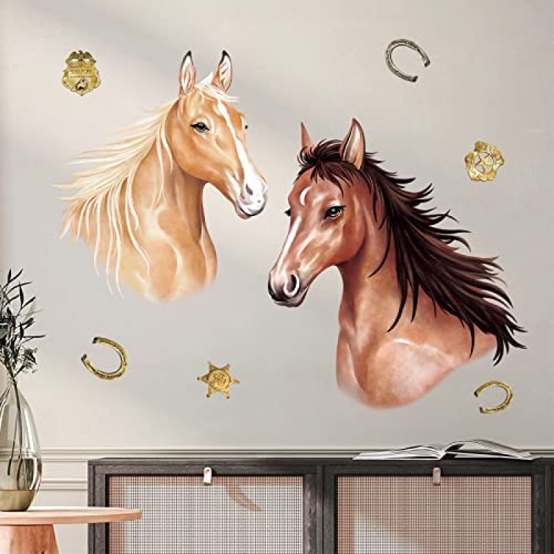 Decalmile Horse Wall Decals for Nursery and Bedrooms