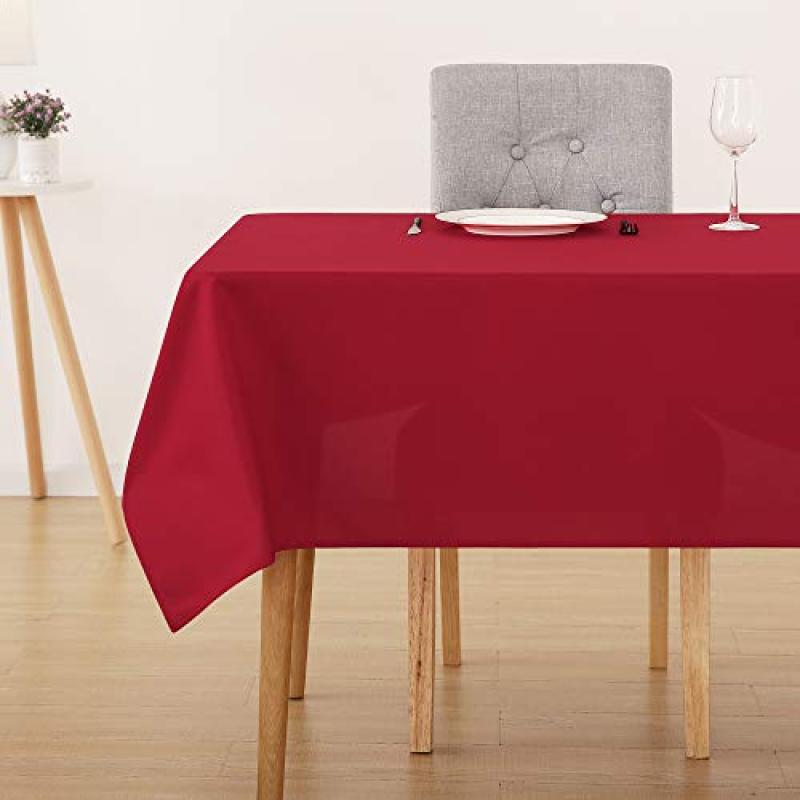 Deconovo Oxford Tablecloth for Christmas Table