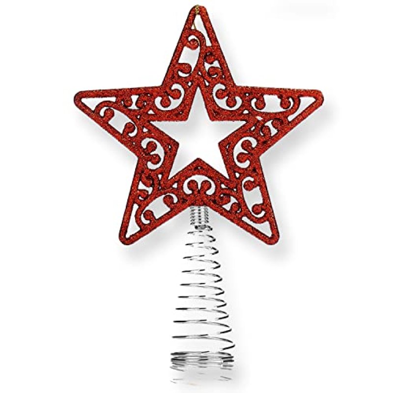 AKH® Red Christmas Tree Top Star | 19cm Size |…
