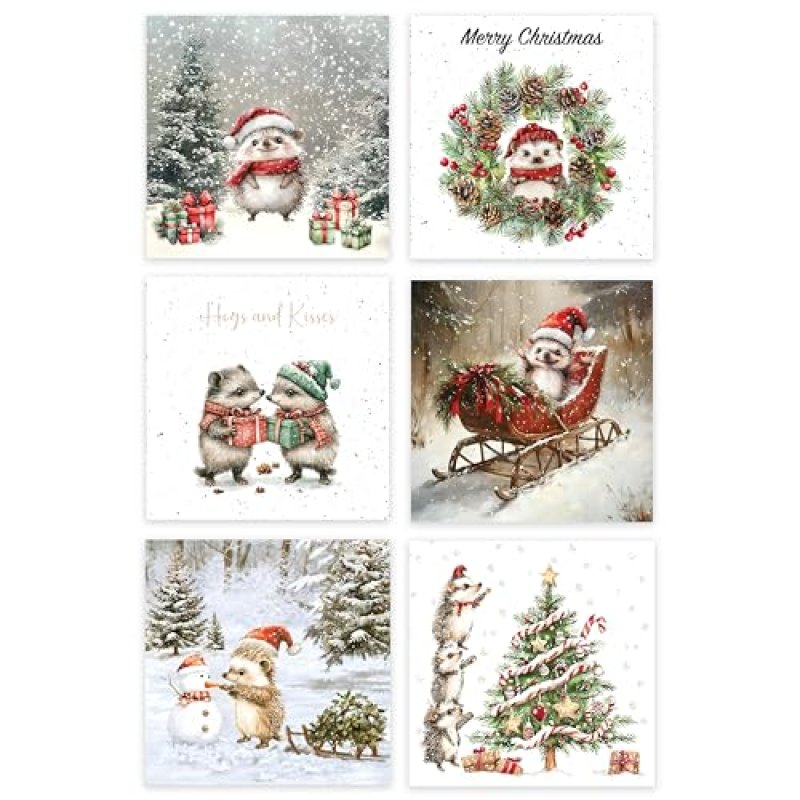 Hedgehog Christmas Cards
