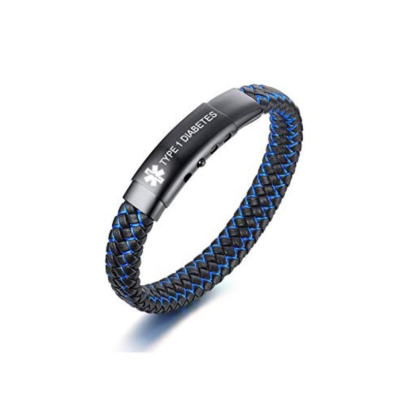 Medical ID Bracelet for Type 1 Diabetes