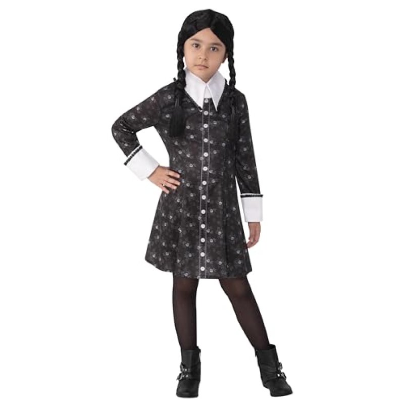 Wednesday Addams Child Costume