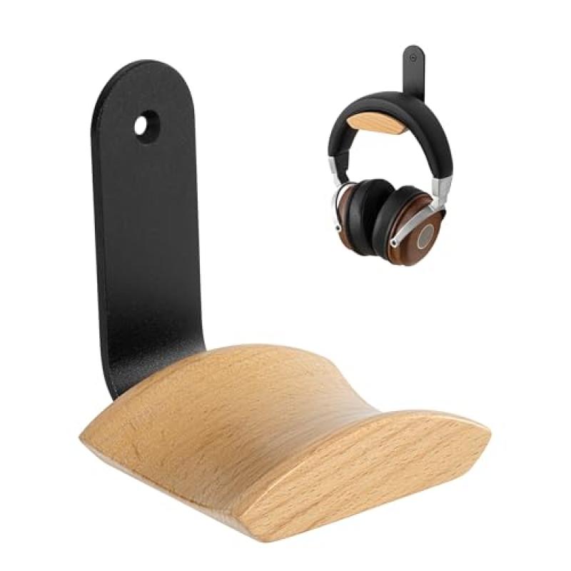 Beech Wood Headphone Wall Mount