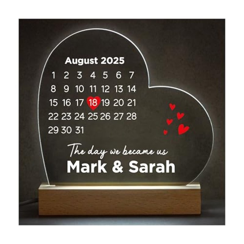 Beecreative Personalised Wedding Anniversary…