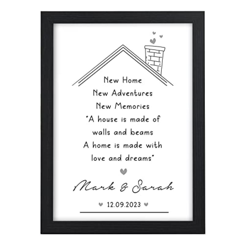 Beecreative Personalised New Home Gifts