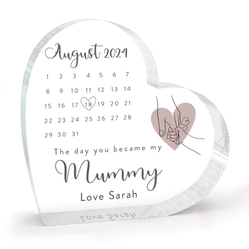 Beecreative Personalised Mummy Keepsake