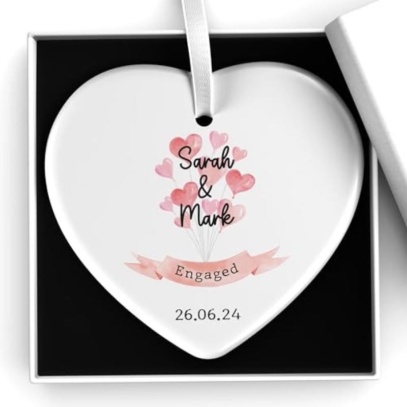 Beecreative Engagement Ornament Keepsake