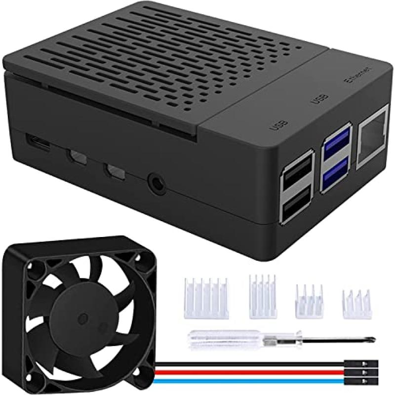 GeeekPi Pi 4 Case with Fan & Heatsinks