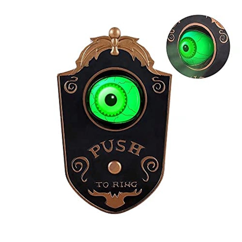 YeenGreen Halloween Doorbell Decoration, Haunted…